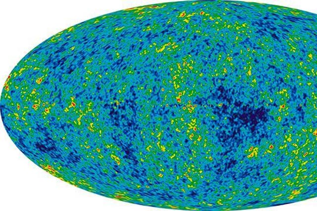 Nine years of data were combined to make this detailed picture of the infant universe