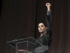 Rose McGowan shouts at transgender woman during her book event