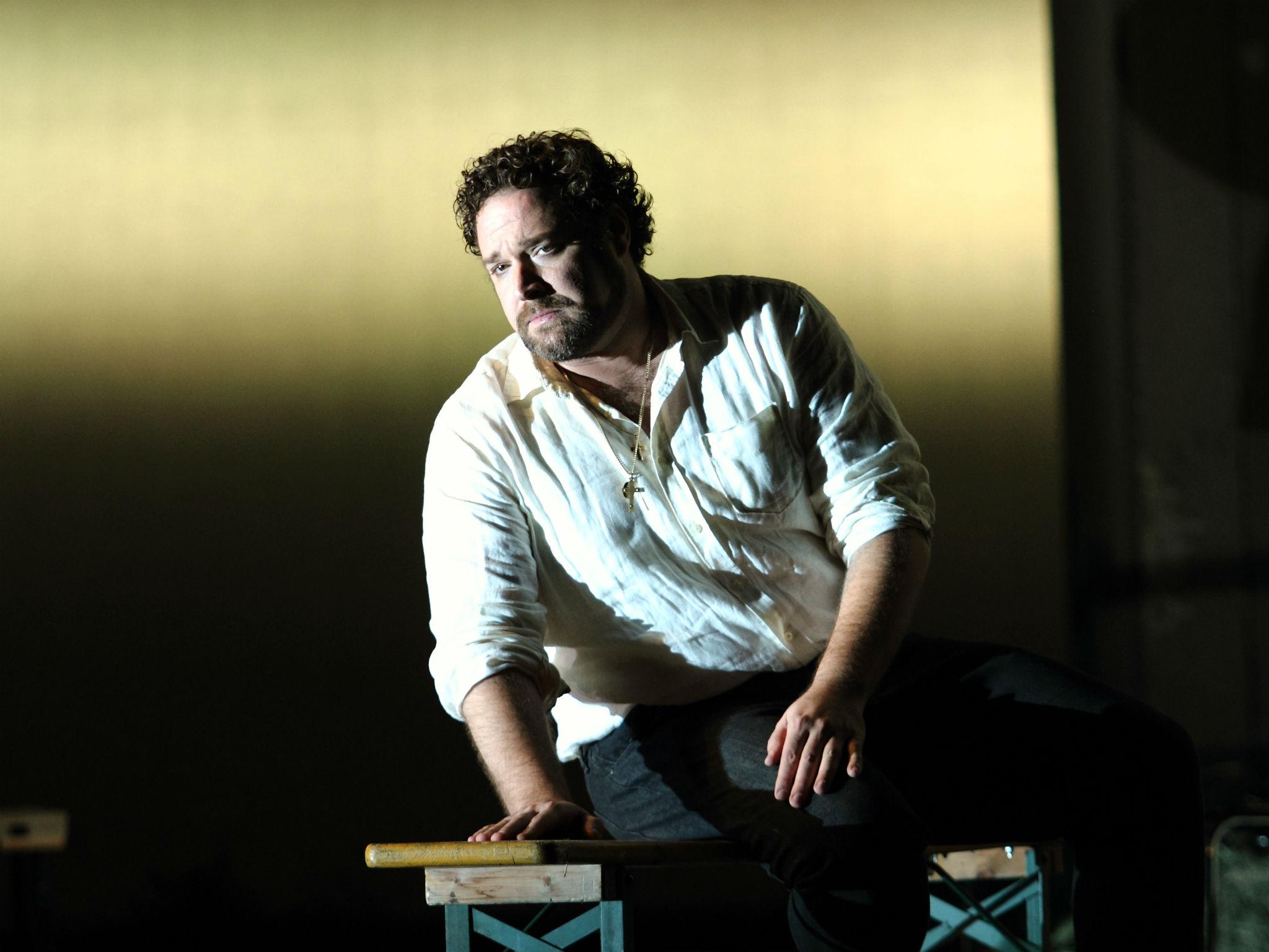 Bryan Hymel as the seducer Turiddu in Mascagni’s 'Cavalleria Rusticana' at the Royal Opera House