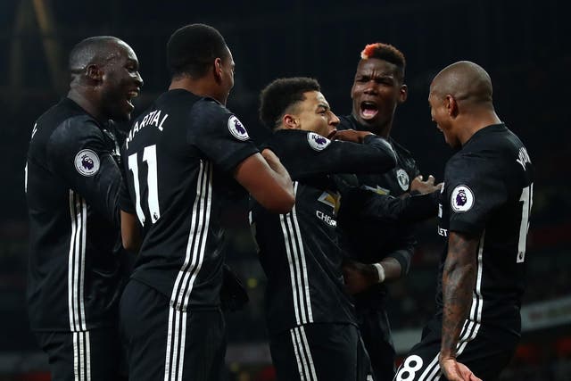 Manchester United won away from home to a top club for the first time under Jose Mourinho