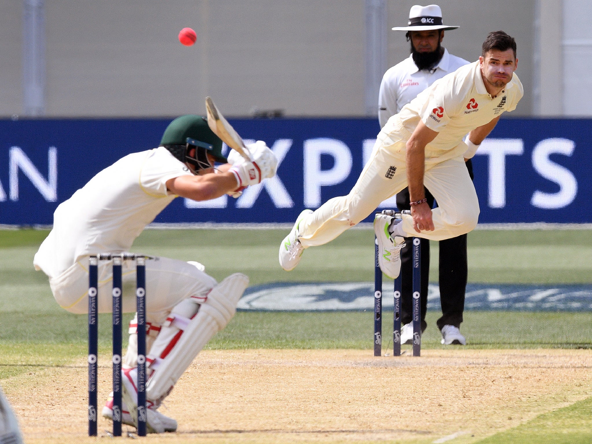 Anderson claimed his first ever five-for in Australia