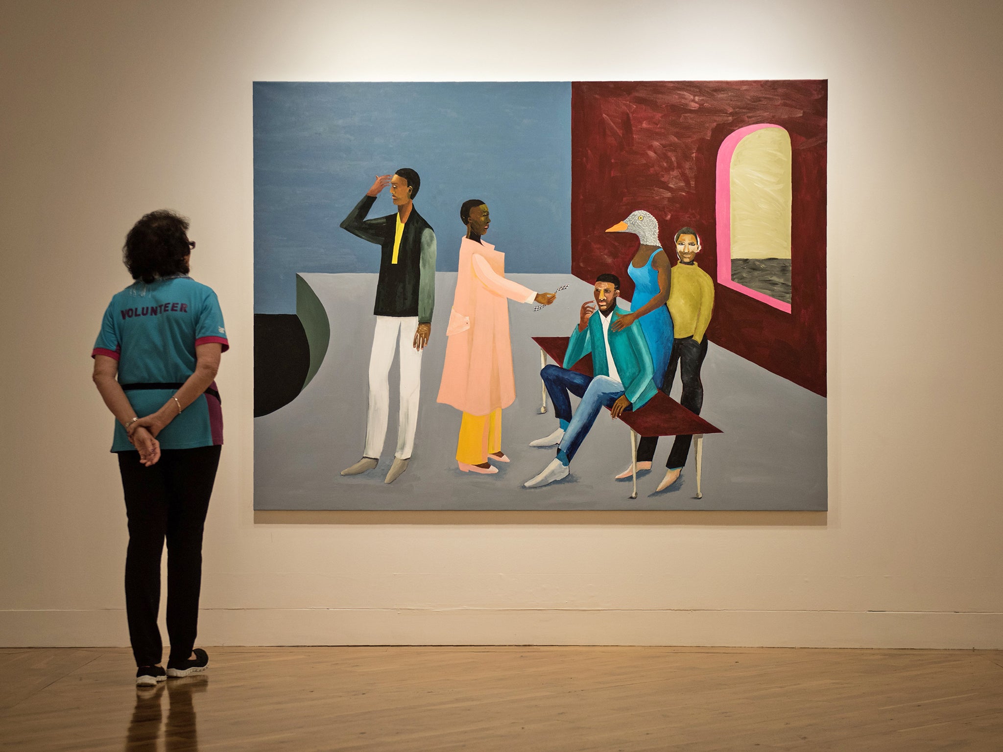 ‘Le Rodeur: Exchange’ by Turner-prize winner Lubaina Himid (Getty)