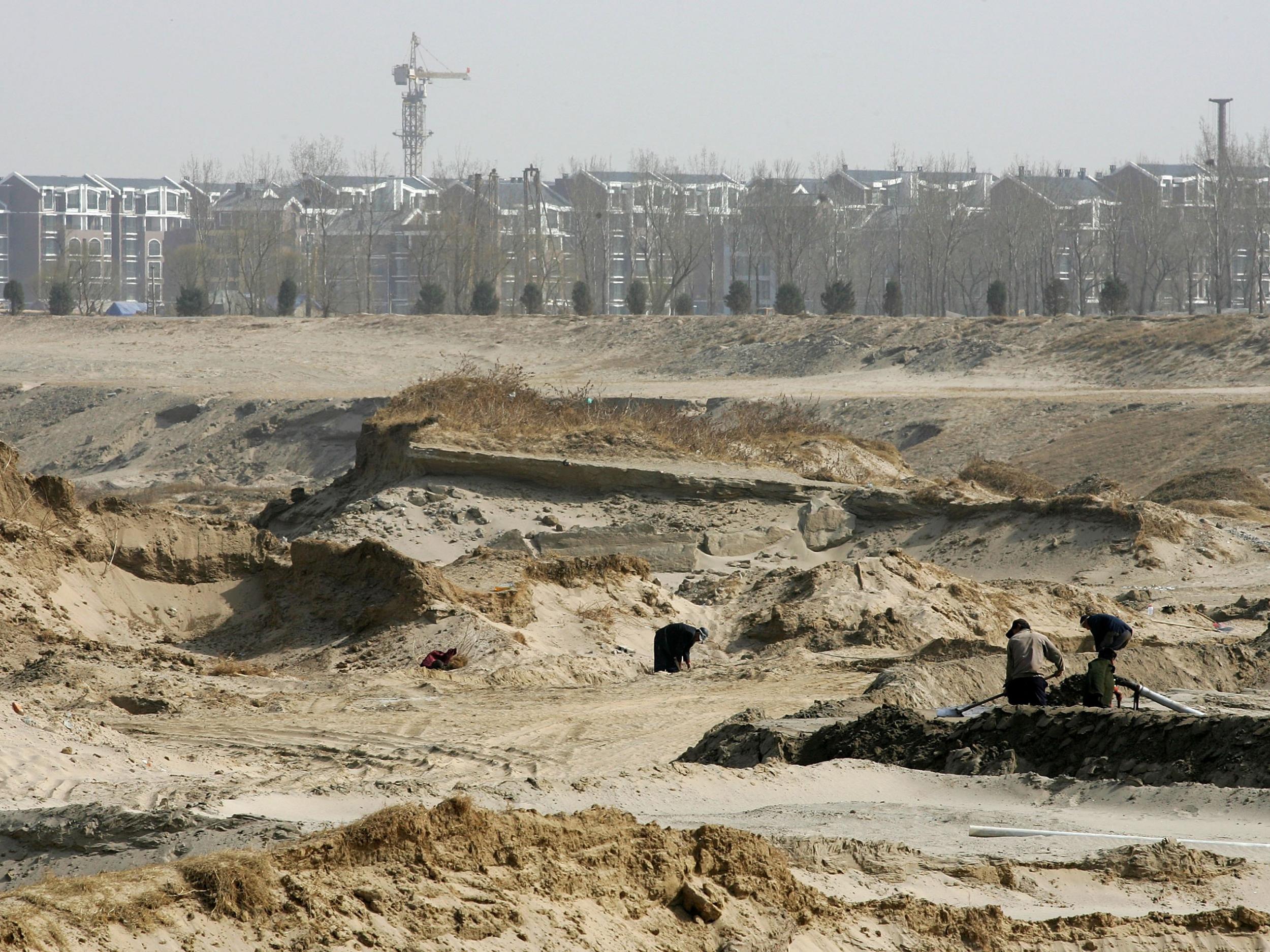 Excessive sand mining to meet the demands of the construction industry is having a variety of environmental and human impacts, particularly in Asian countries such as China, India and Vietnam (Getty)
