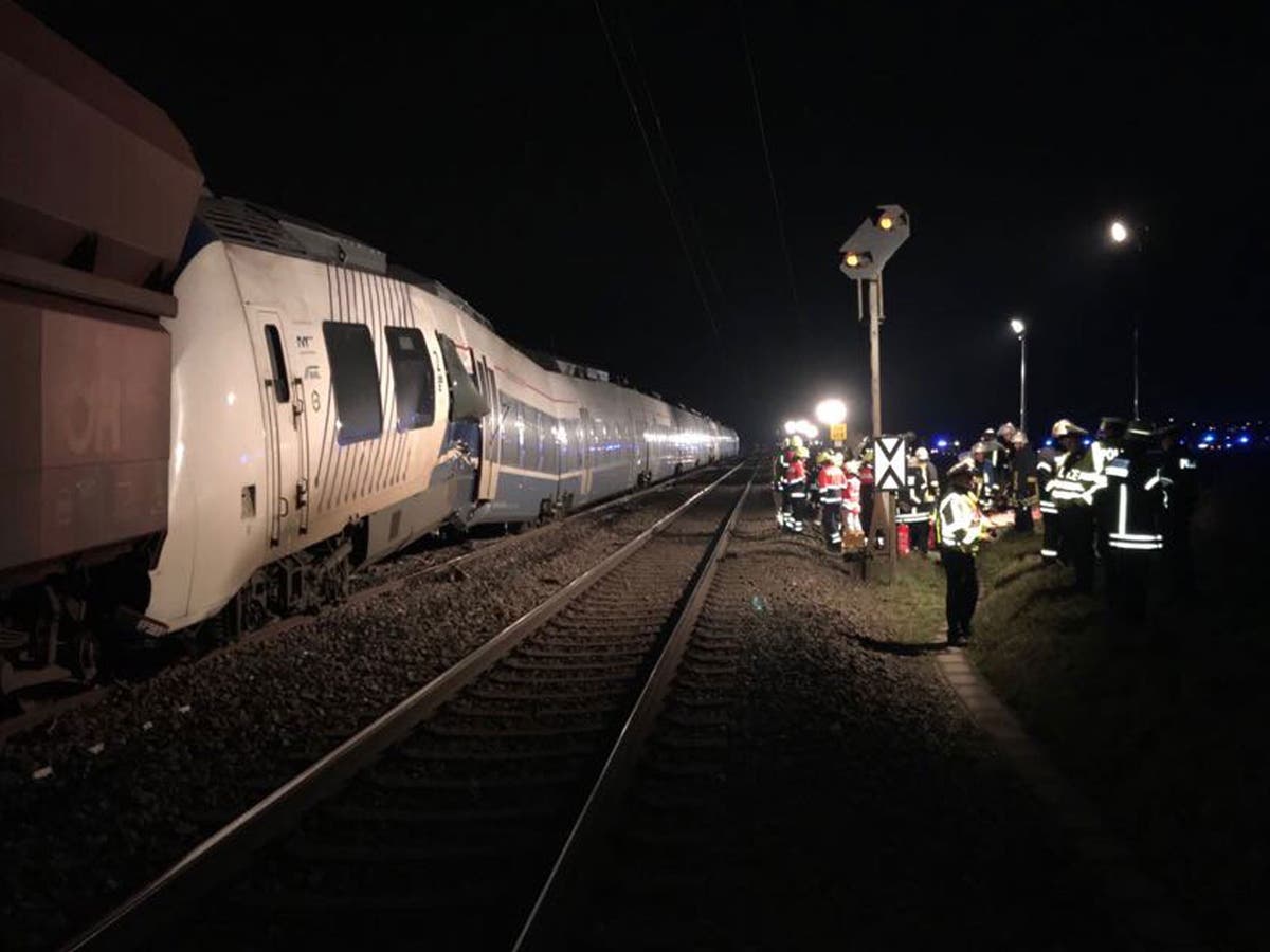 Dusseldorf train crash: 40 injured after passenger train collides with ...