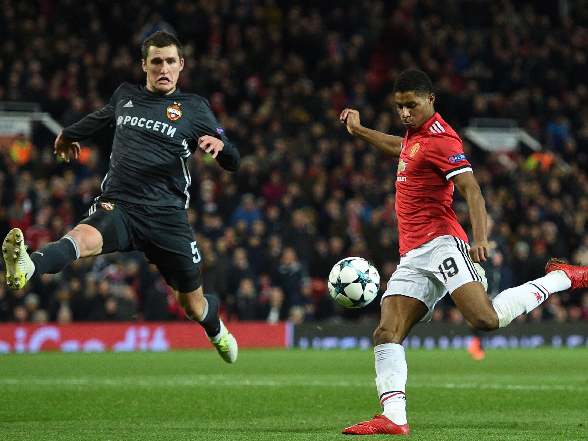 Marcus Rashford put United ahead shortly after Lukaku's equaliser (Getty)