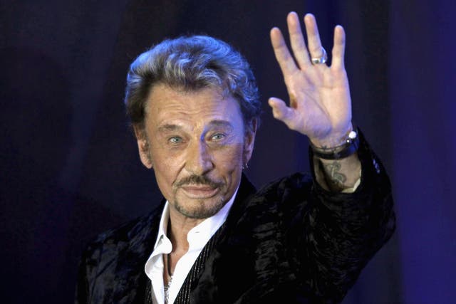 French singer Johnny Hallyday, who has died aged 74
