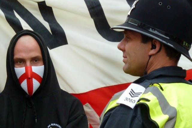 The English Defence League has appropriated the Cross of St George (Gavin Lynn) 