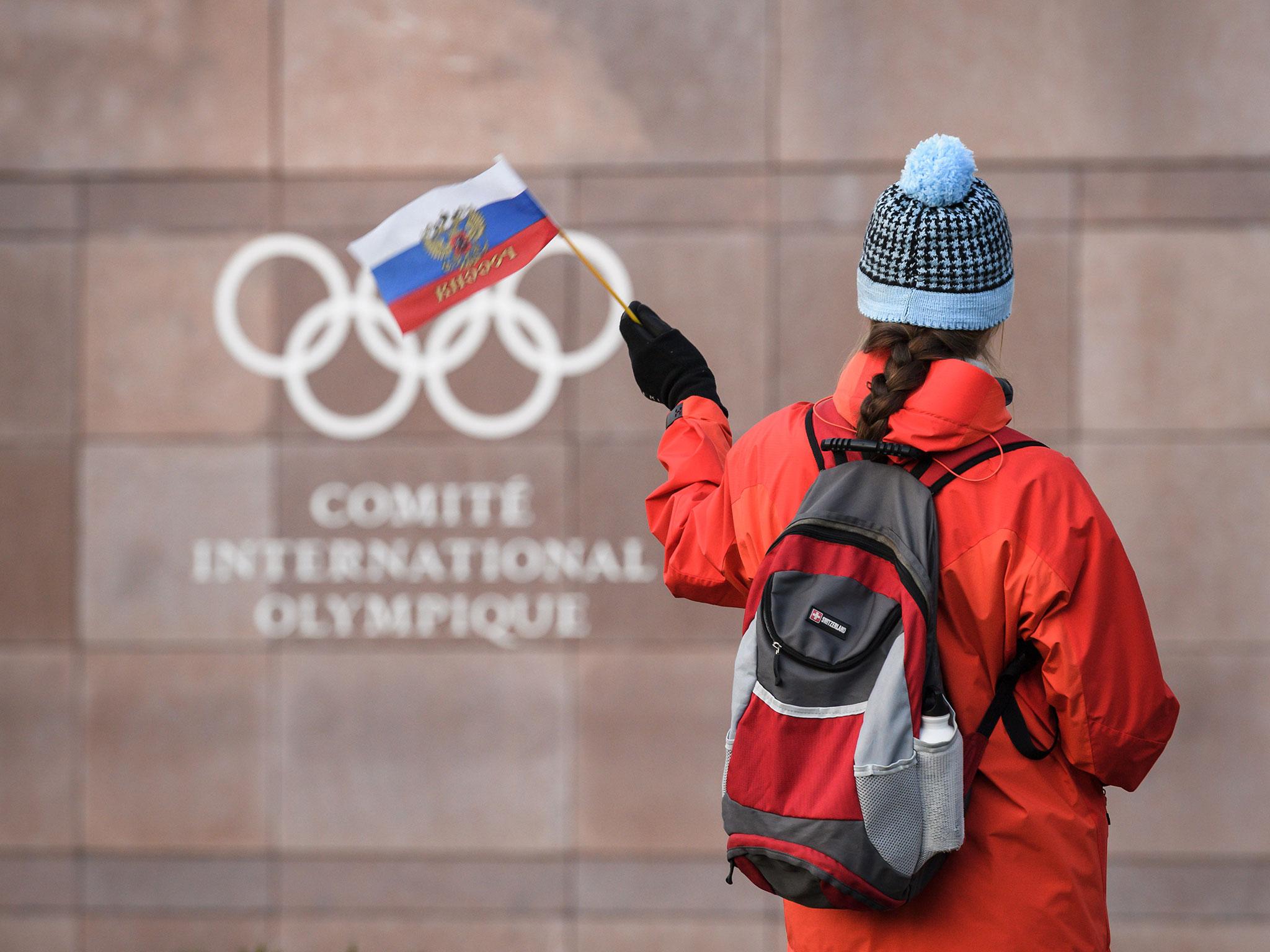The Russian flag will not be shown during the Winter Olympics