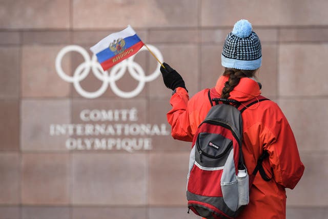 Russia has been banned from next year's Winter Olympics - though 'clean' athletes will be able to compete under a neutral banner