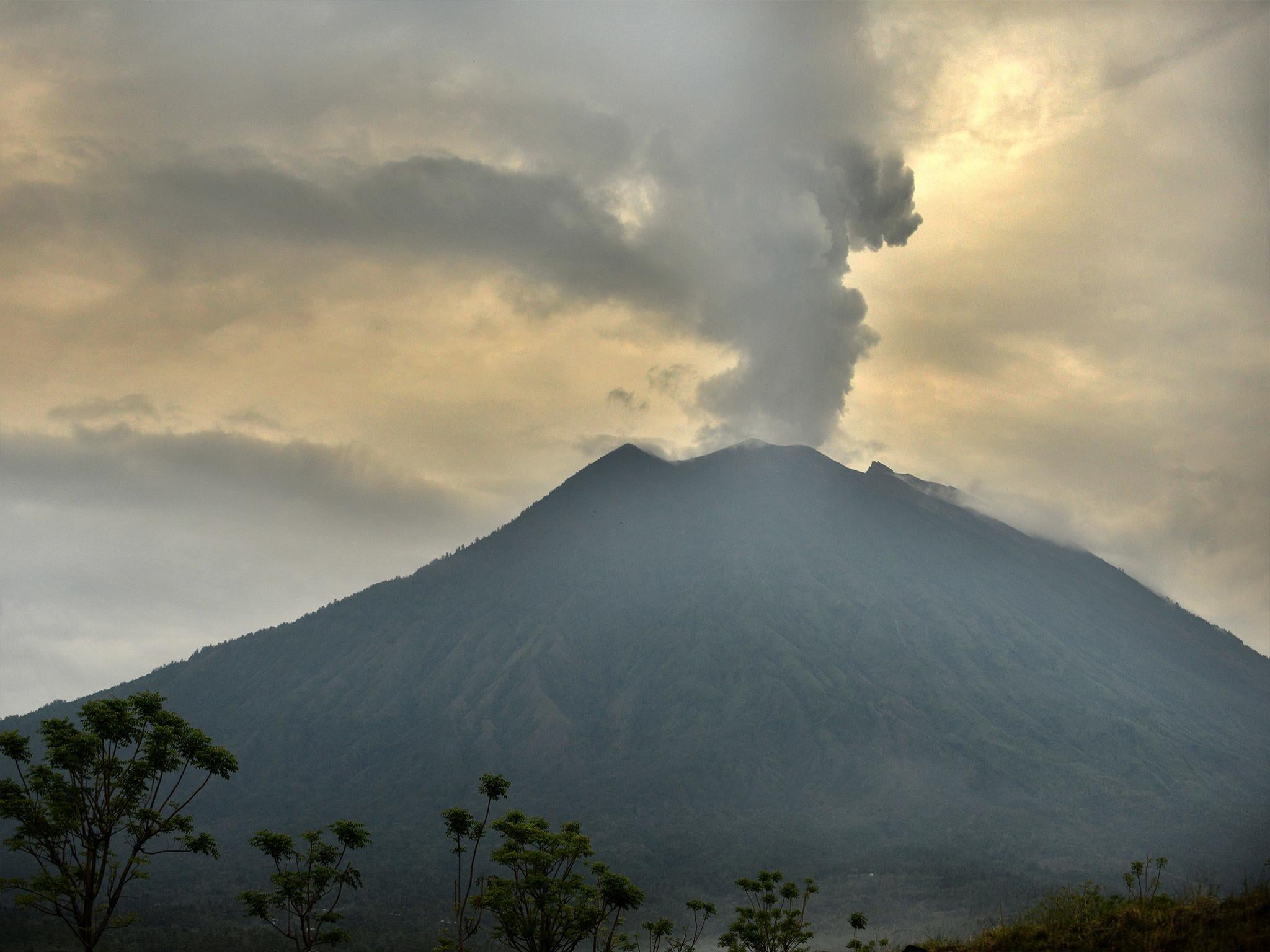 Mount Agung is currently on Amber Alert