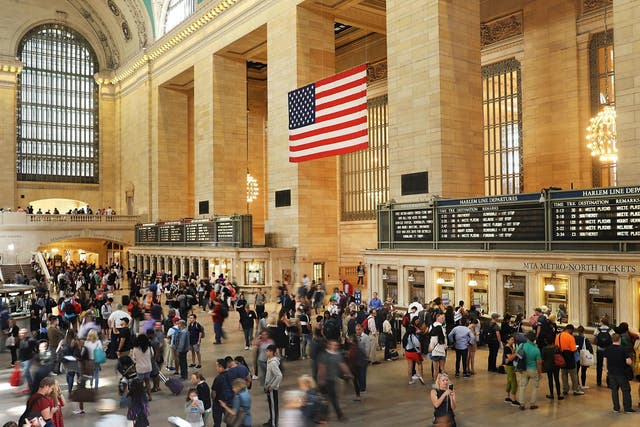 A fire broke out in the adjoining office building to Grand Central Terminal in New York City causing an evacuation.