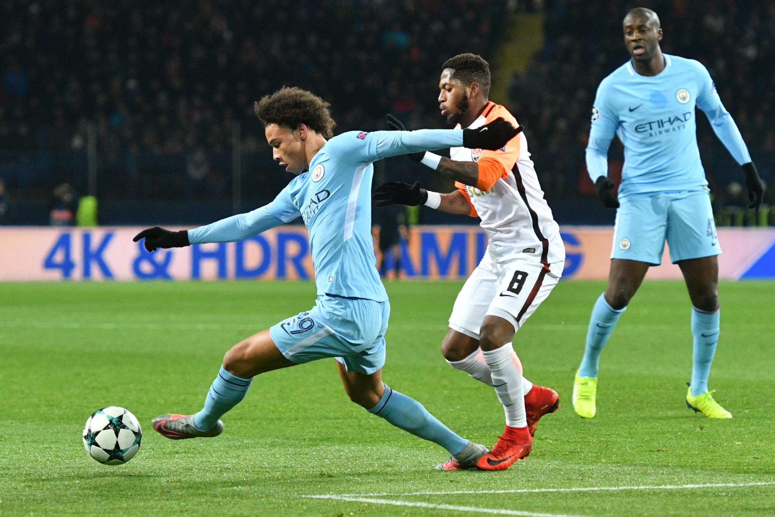 Manchester City won 2-0 in their last encounter with Shakhtar Donetsk