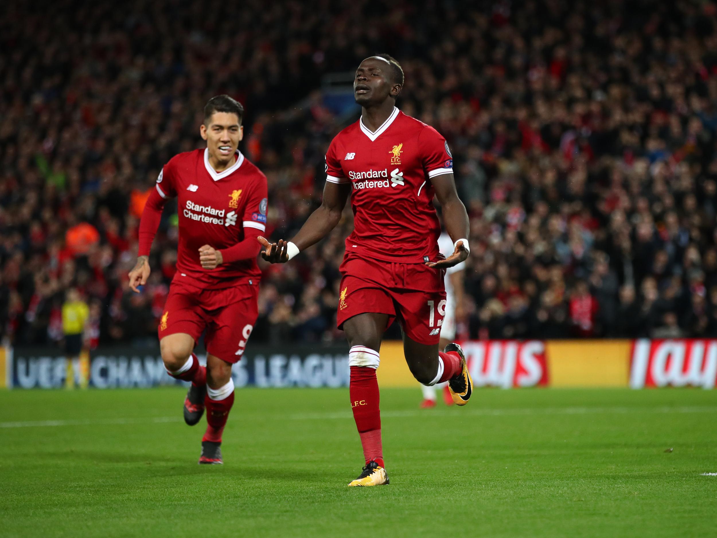 Mane added two goals to his tally for the season