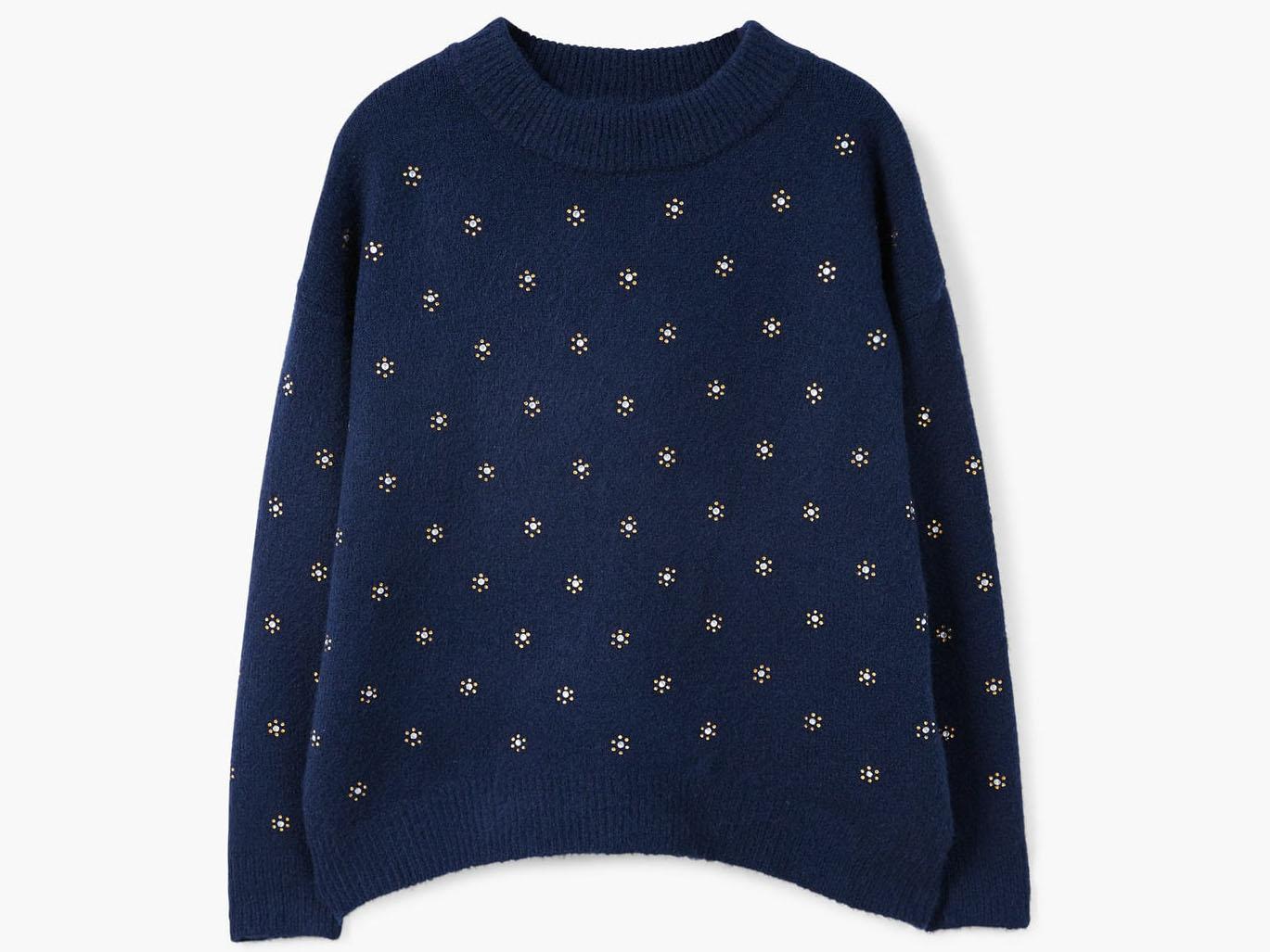 Decorative Applique Sweater, £39.99, Mango