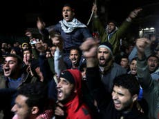 Protests erupt in Gaza as Palestinians respond to Jerusalem decision