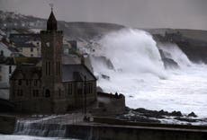 Storm Caroline set to batter Britain with 90mph gales