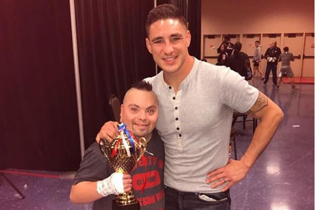 Diego Sanchez fought MMA fan Isaac Marquez in his first bout