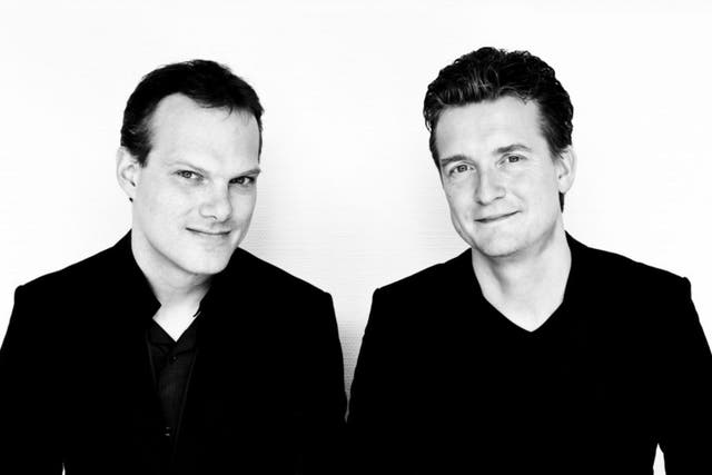 Dream weavers: pianist Lars Vogt (left) and violinist Christian Tetzlaf are spellbinding