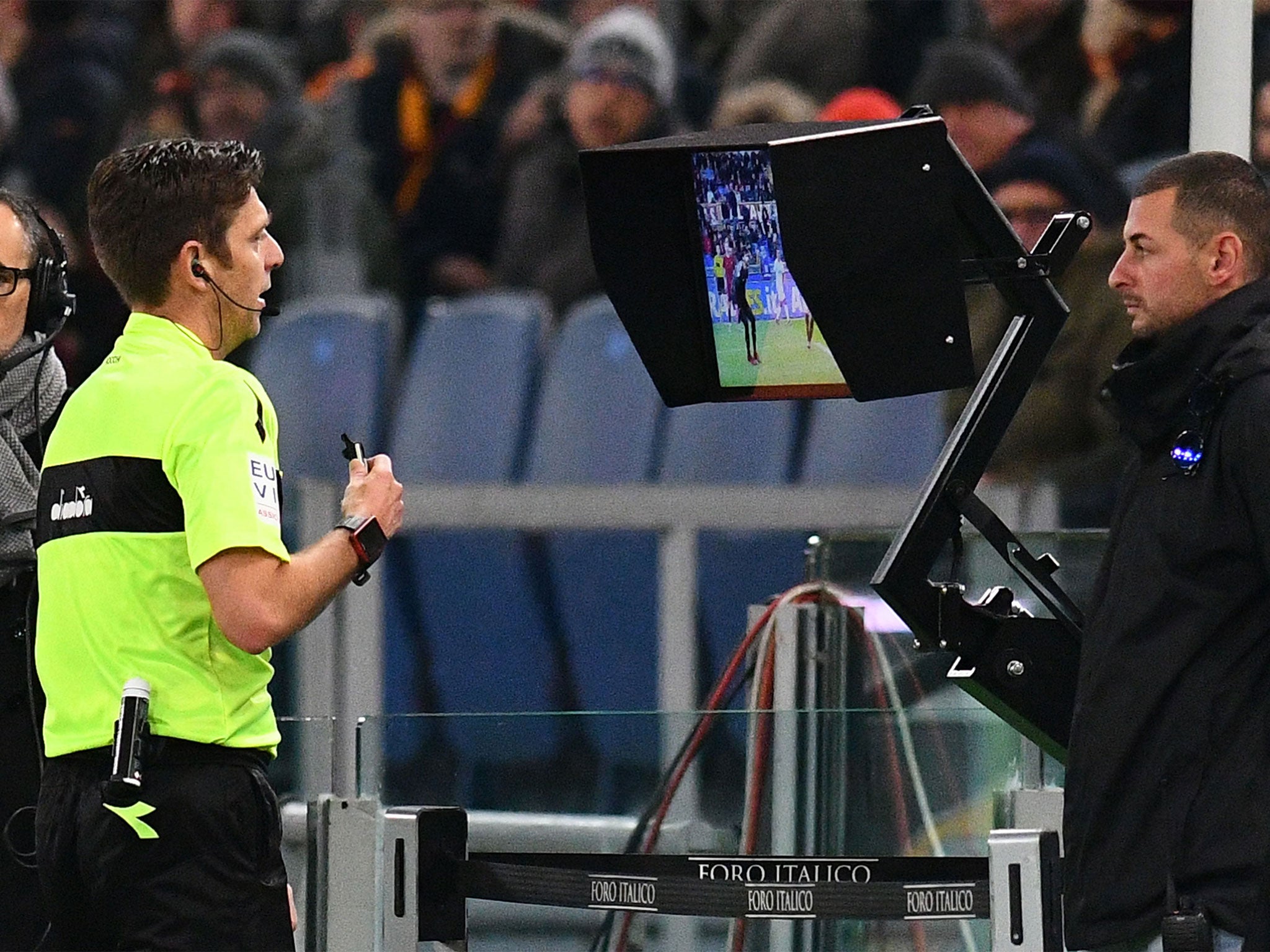 Video referees are already being used in Italy
