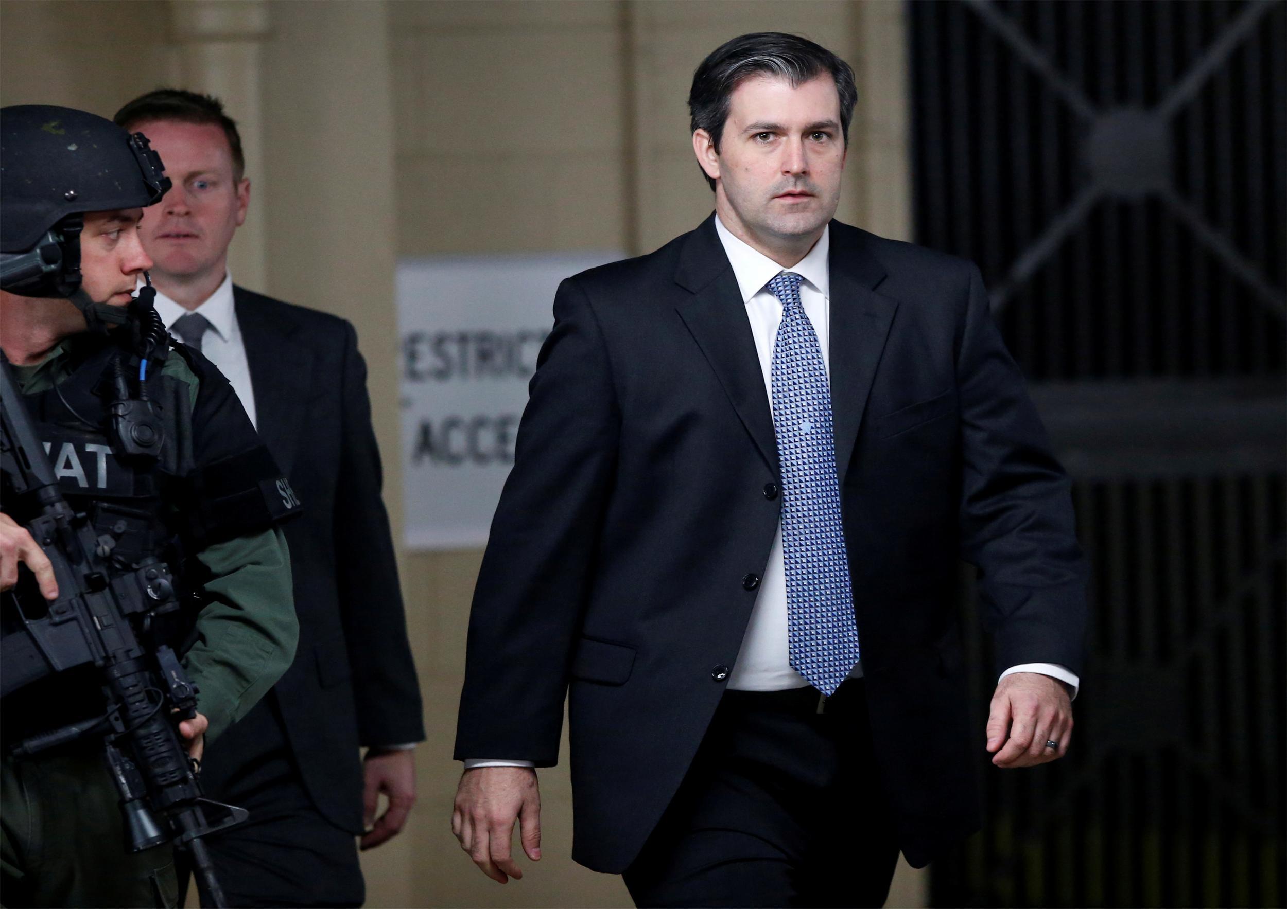 Slager has been in prison since pleading guilty in May
