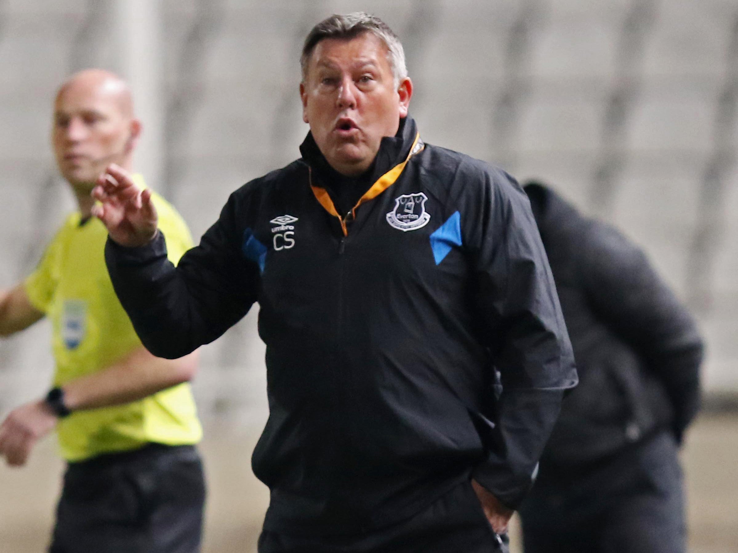 Craig Shakespeare was in charge with Sam Allardyce remaining in England