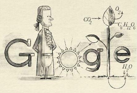 Google celebrates Mr Ingenhousz's life with a doodle