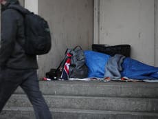 Fire stations open doors to homeless people as temperatures hit-5C