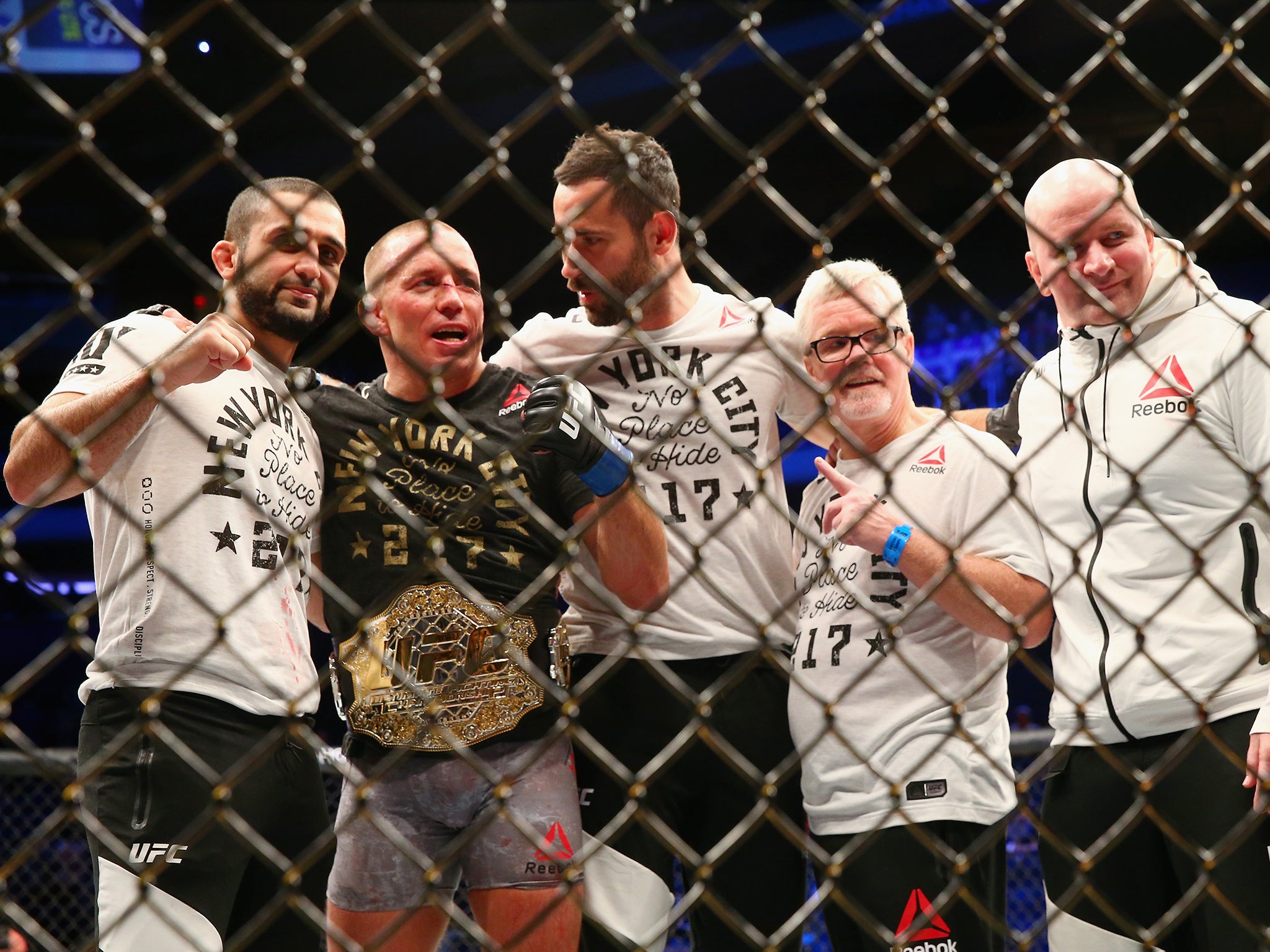 St-Pierre won the title after beating Michael Bisping at UFC 217