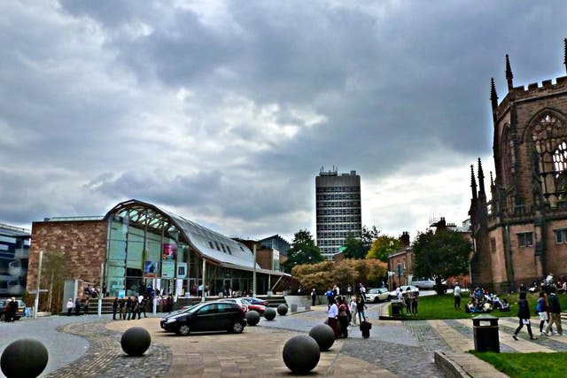 Coventry Cathedral (right) and the Herbert Art Gallery beside it are well worth a visit