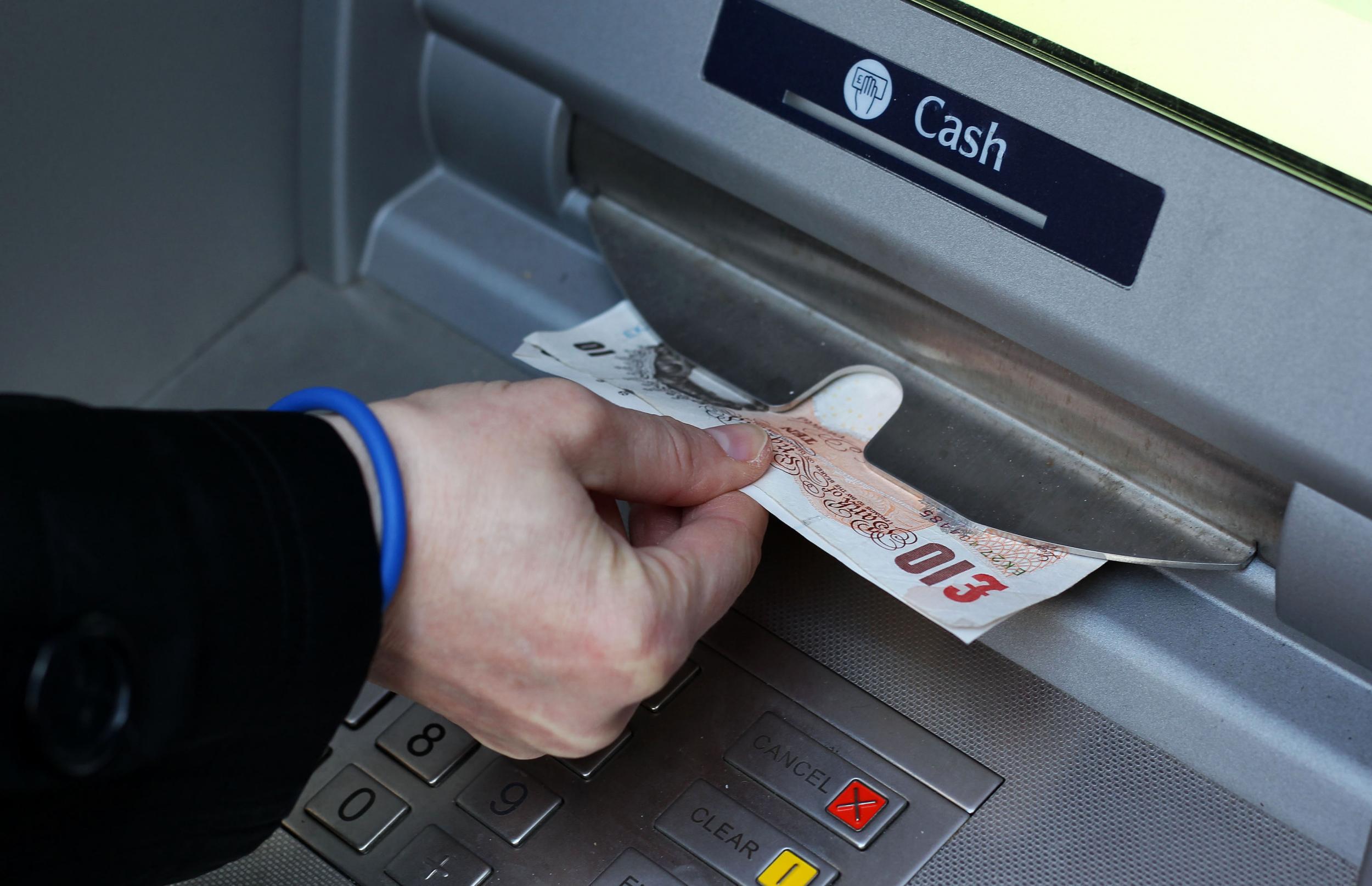 The number of cash machines like this one has increased, even though less people use cash