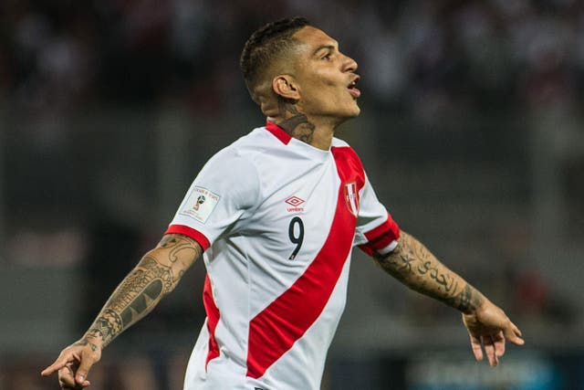 Paolo Guerrero will now miss the World Cup next summer