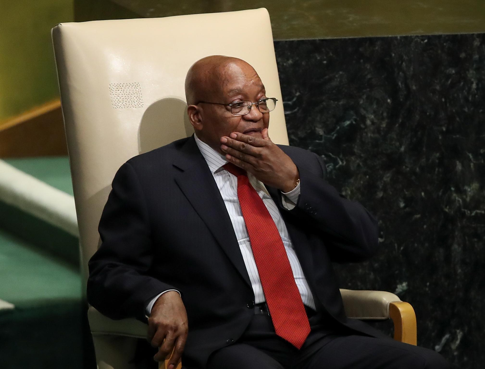 The South African President is due to step down in 2019, after more than ten years in power