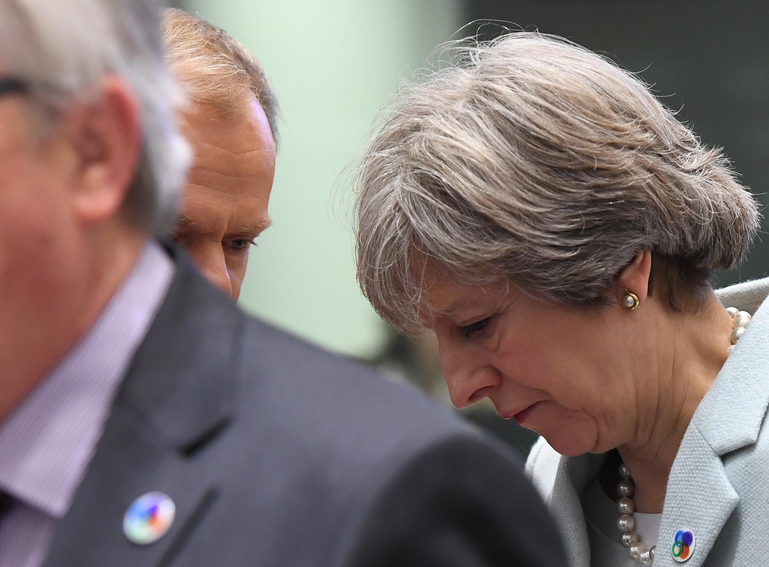 A poll of leaders’ satisfaction ratings saw Theresa May hit minus 30 (35 per cent satisfied, and 65 per cent dissatisfied)