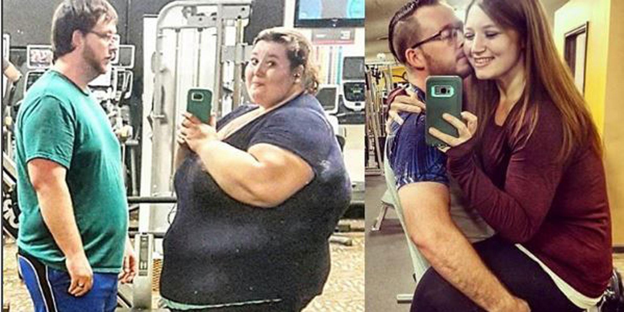 weight loss transformation couple massive lexi danny reed lose instagram results amazing commemorates resolution pounds