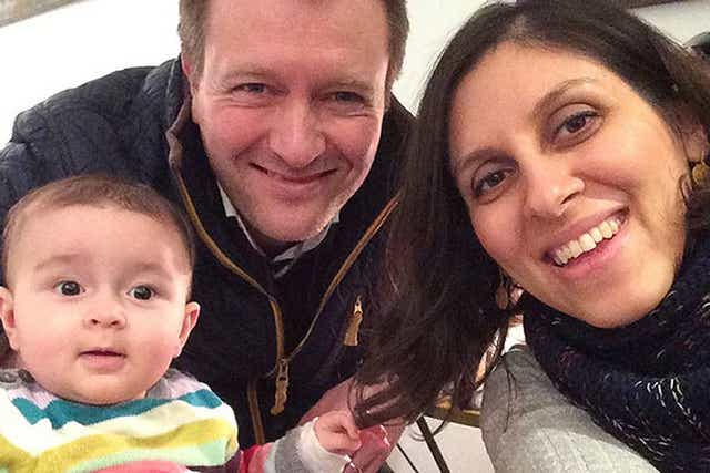 Nazanin Zaghari-Ratcliffe, seen here with her husband Richard and daughter Gabriella, remains in an Iranian jail two years after she was arrested while trying to return home from holiday 
