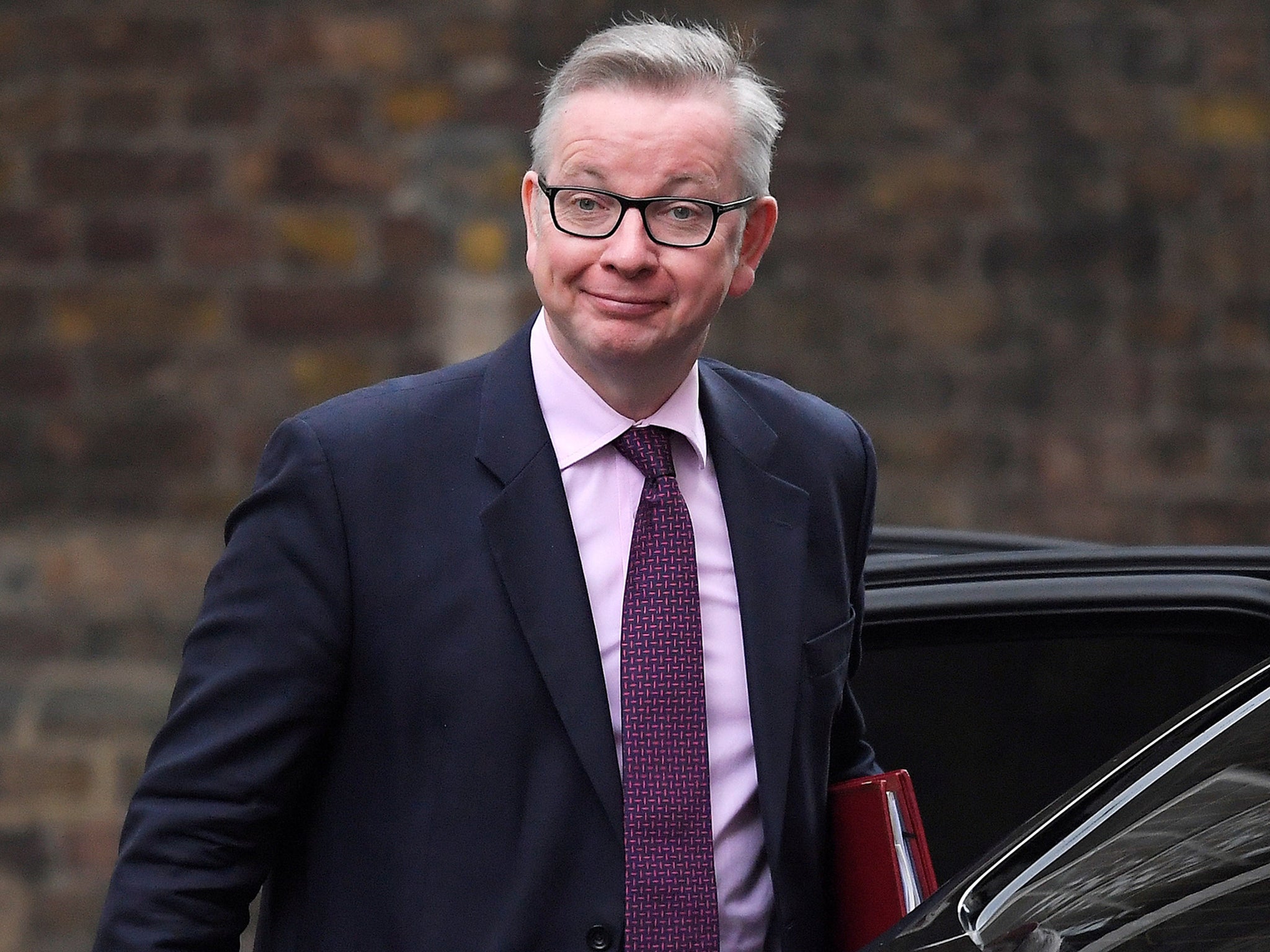 Michael Gove arrives in Downing Street