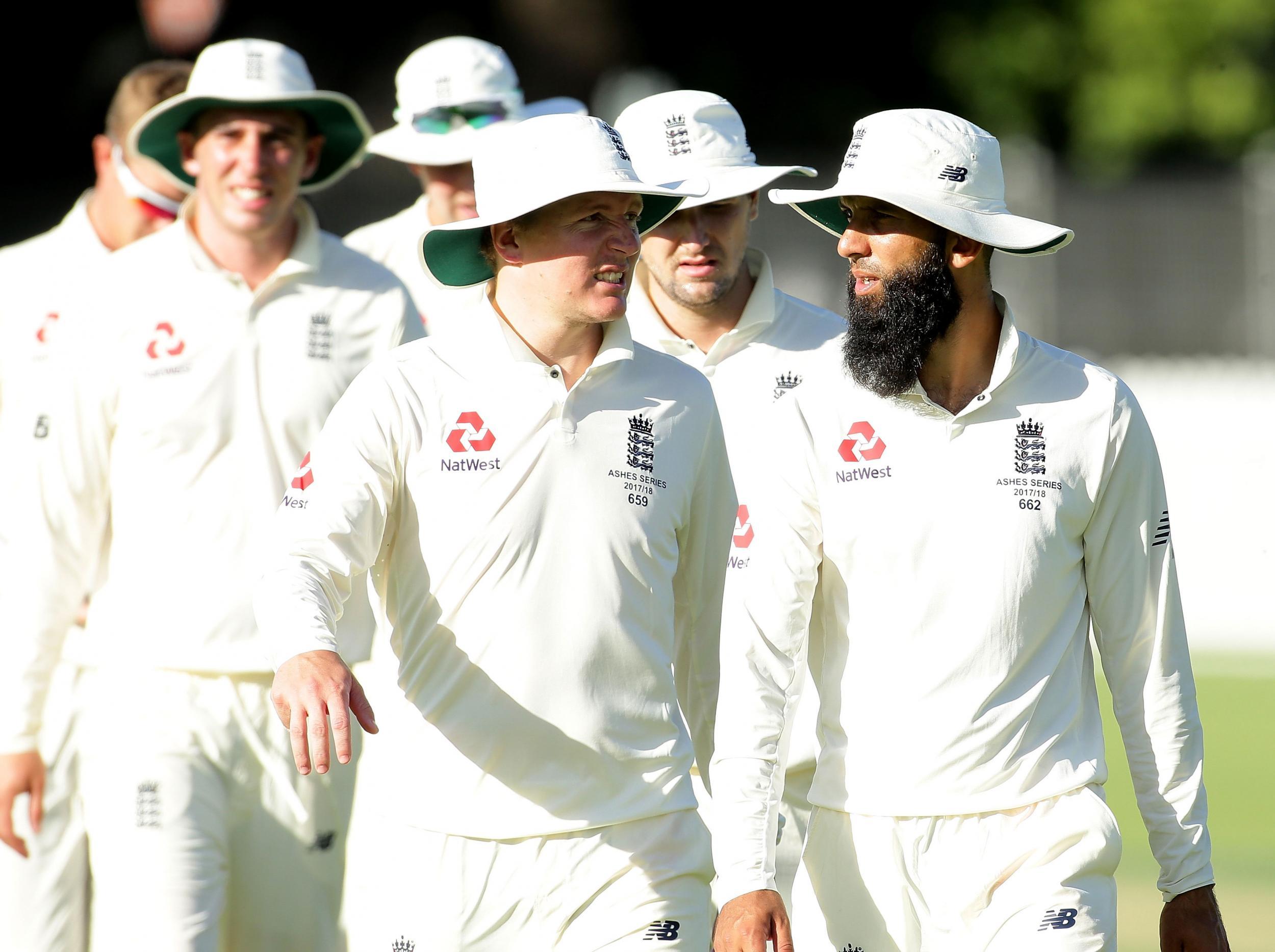 England survived a scare in Perth