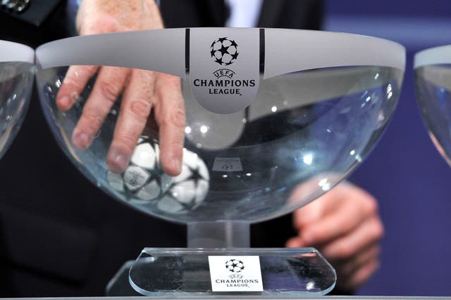 The Champions League Round of 16 draw takes place on Monday
