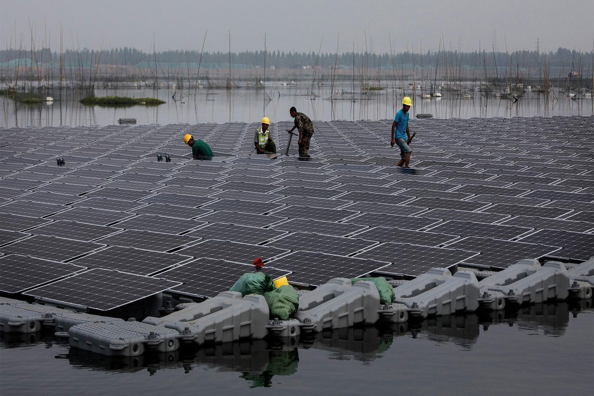 China to build world's largest floating solar power plant in major ...