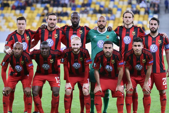 Ostersund before their group match against Zorya in September