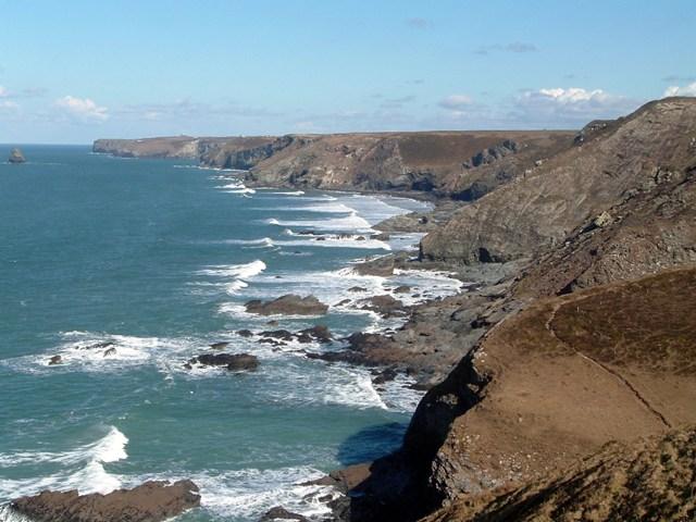 The coastline around Tregardock is the best about, says Clunes