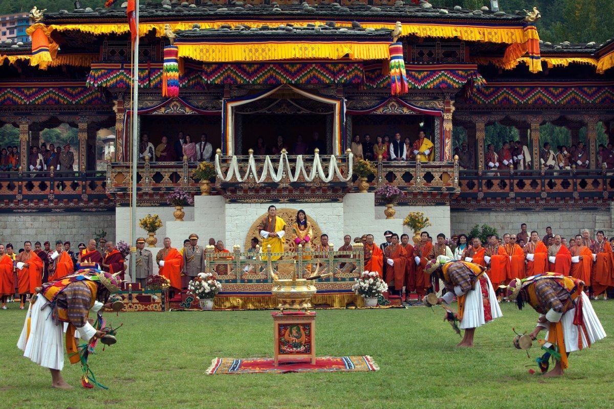 The wedding was attended by many Getty Images