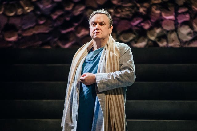 Richard McCabe as Cicero in 'Imperium Part I: Conspirator', which is directed by Gregory Doran at the Swan Theatre