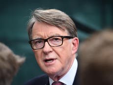 Brexit ‘will have to go back to the people’ says Mandelson