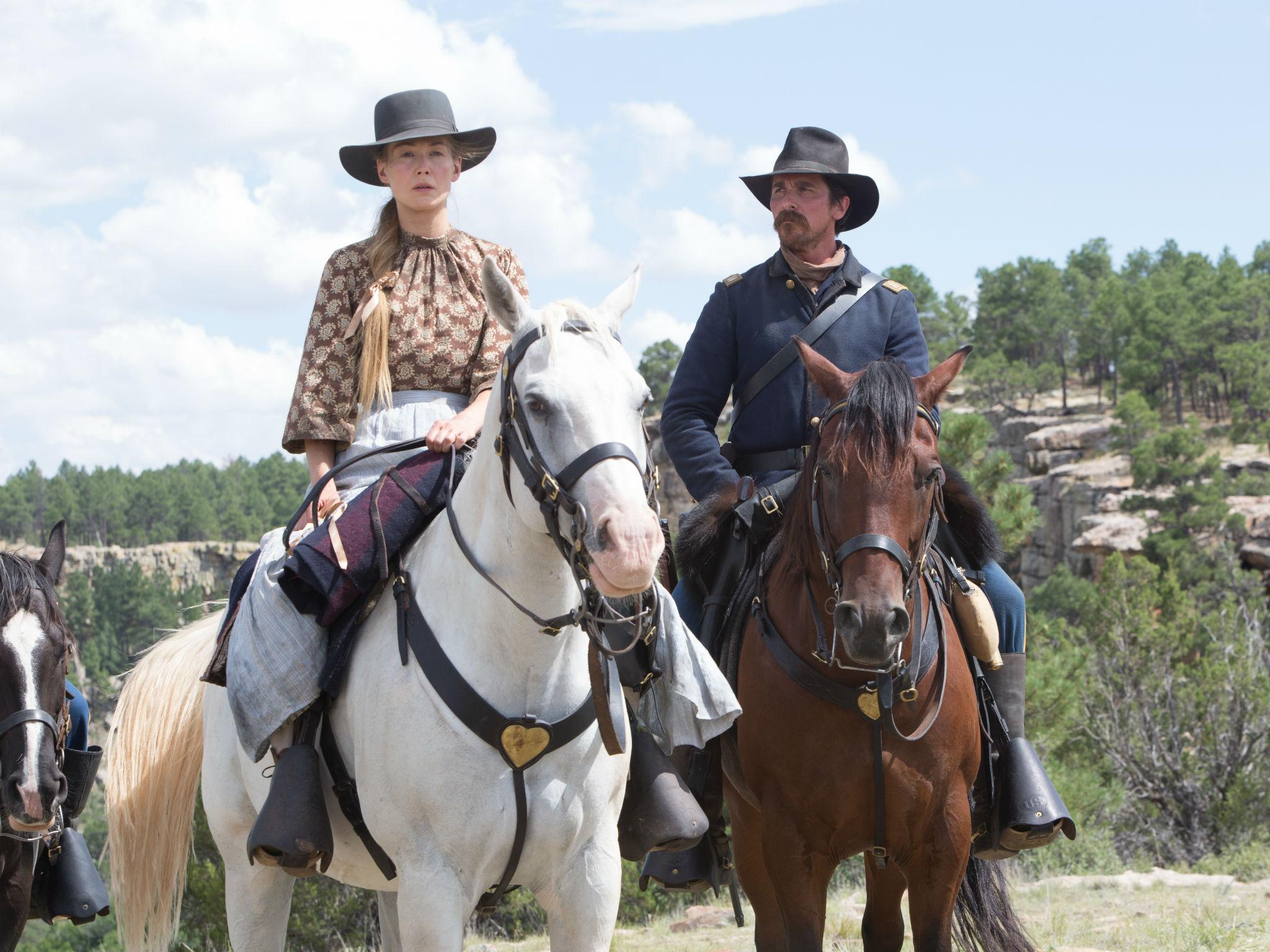 Pike and Christian Bale star in ‘Hostiles’