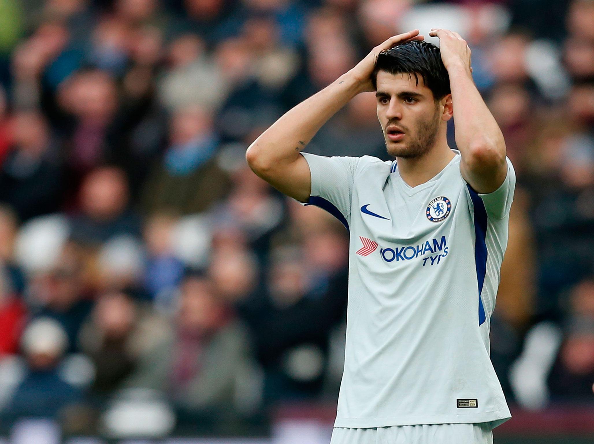 Alvaro Morata is set to miss the game at Huddersfield with a back problem