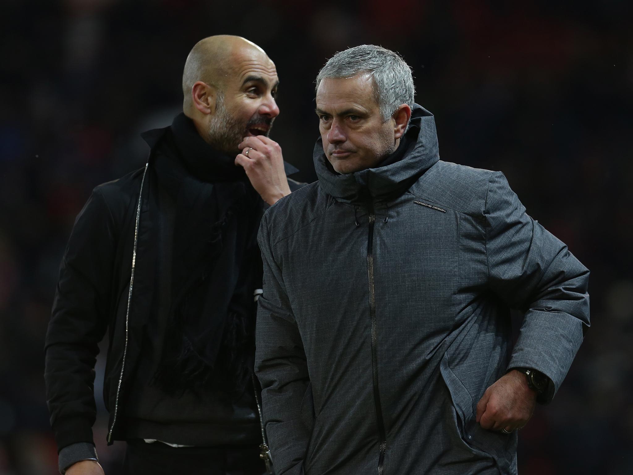 Pep Guardiola has blown away rival Jose Mourinho so far this season