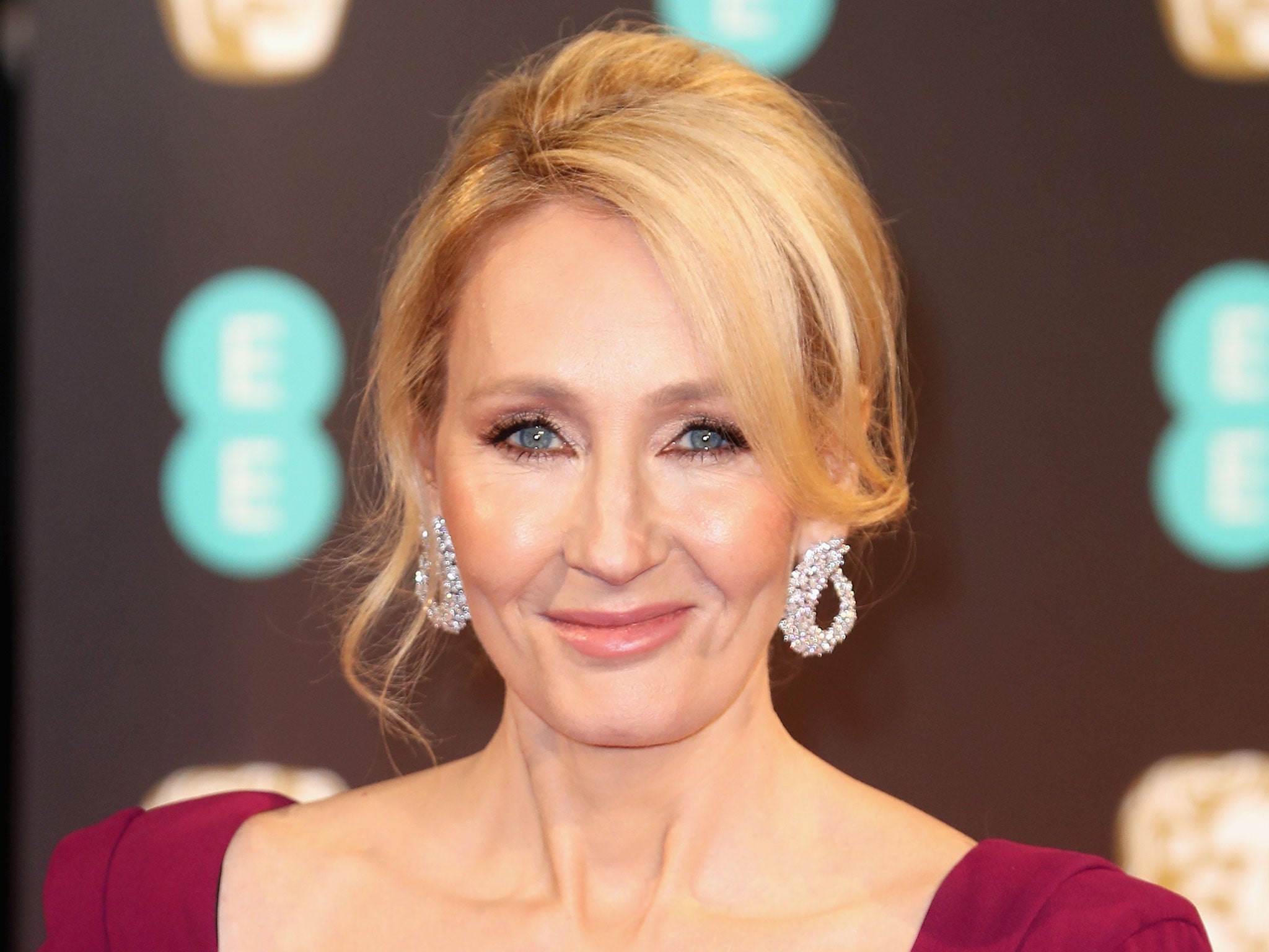 JK Rowling attends the 70th EE Bafta awards at Royal Albert Hall on 12 February 2017 in London