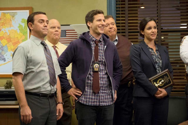Andy Samberg heads up the cast of the New York cop comedy