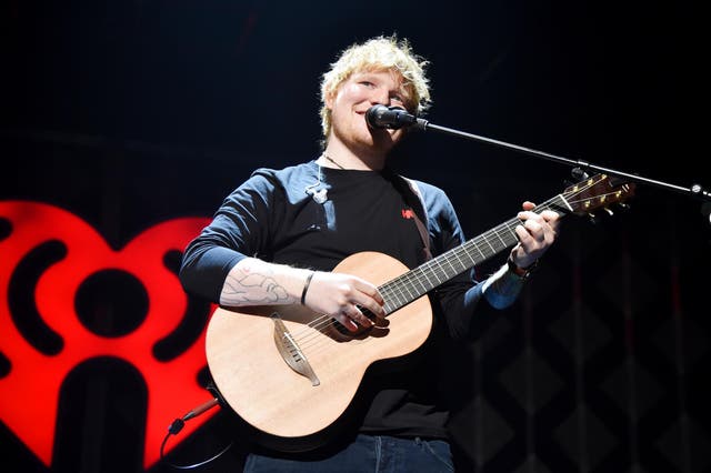 Ed Sheeran performs at Z100's Jingle Ball 2017 on December 8, 2017 in New York City. Credit: Theo Wargo/Getty Images for iHeartMedia.